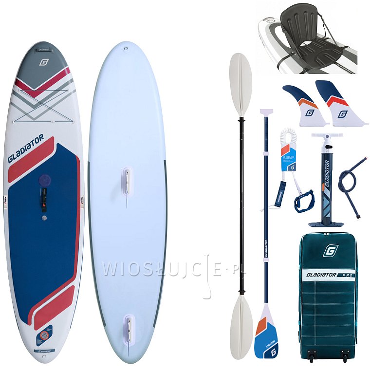 Deska SUP GLADIATOR PRO WindSUP 10'7 SC 2026 - pompowany paddleboard S22/S23 (594342)