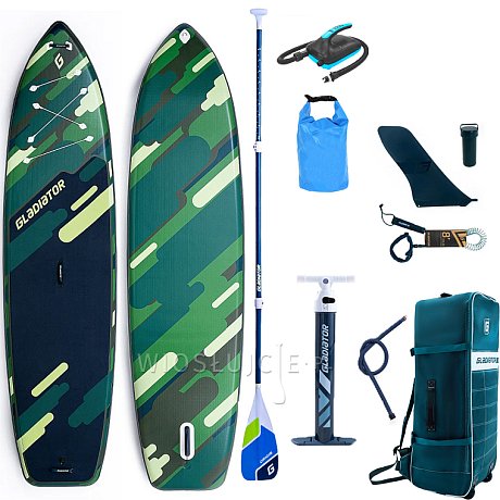 Deska SUP GLADIATOR Fishing 12'6 - pompowany paddleboard dla wędkarzy