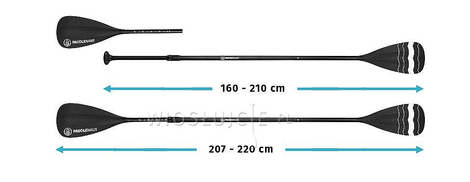 Pádlo PADDLENAUT Combo Basic 4-dílné nastavitelné pro paddleboard i kajak