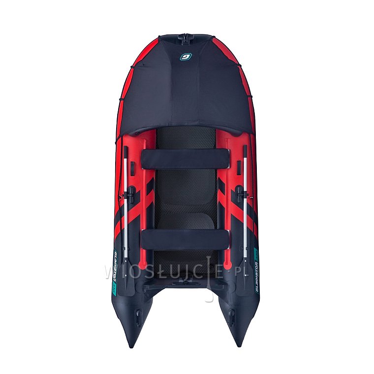 Ponton GLADIATOR ACTIVE C330AD Red-Black - pompowana łódź z pompowaną podłogą