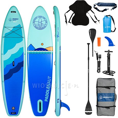 Deska SUP PADDLENAUT WAVE 11'6'' COMBO 2026 - pompowany paddleboard