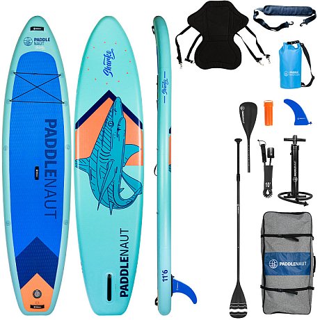Deska SUP PADDLENAUT SHARKO 11'6'' COMBO 2026 - pompowany paddleboard