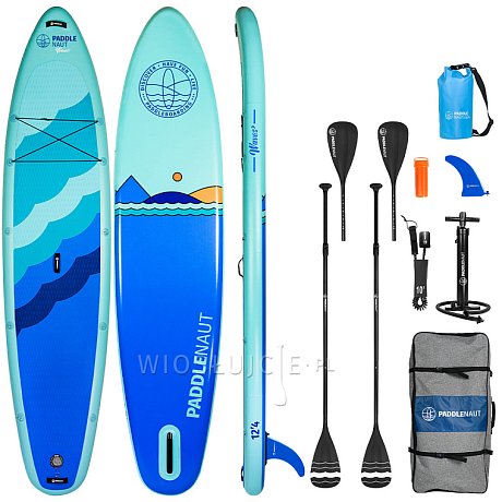 Deska SUP PADDLENAUT WAVE MULTI 12'4'' MINICOMBO - pompowany paddleboard