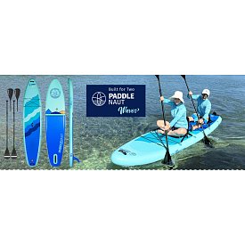 Deska SUP PADDLENAUT WAVE MULTI 12'4'' MINICOMBO - pompowany paddleboard
