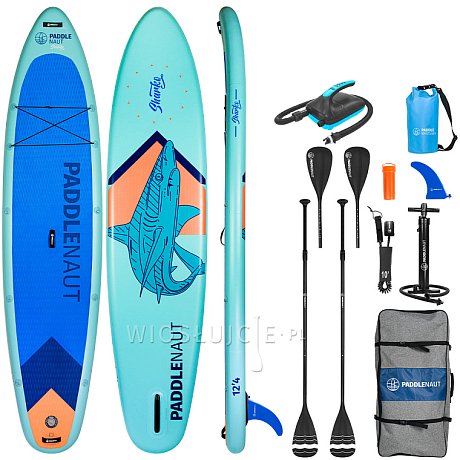 Deska SUP PADDLENAUT SHARKO MULTI 12'4'' MINICOMBO - pompowany paddleboard