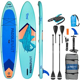 Deska SUP PADDLENAUT SHARKO MULTI 12'4'' MINICOMBO - pompowany paddleboard
