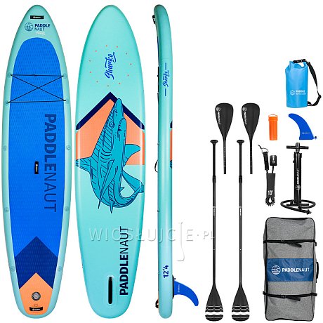 Deska SUP PADDLENAUT SHARKO MULTI 12'4'' MINICOMBO - pompowany paddleboard