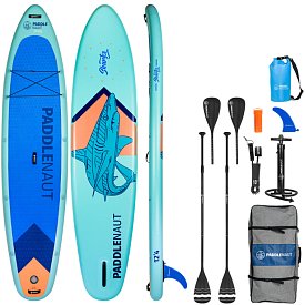Deska SUP PADDLENAUT SHARKO MULTI 12'4'' MINICOMBO - pompowany paddleboard