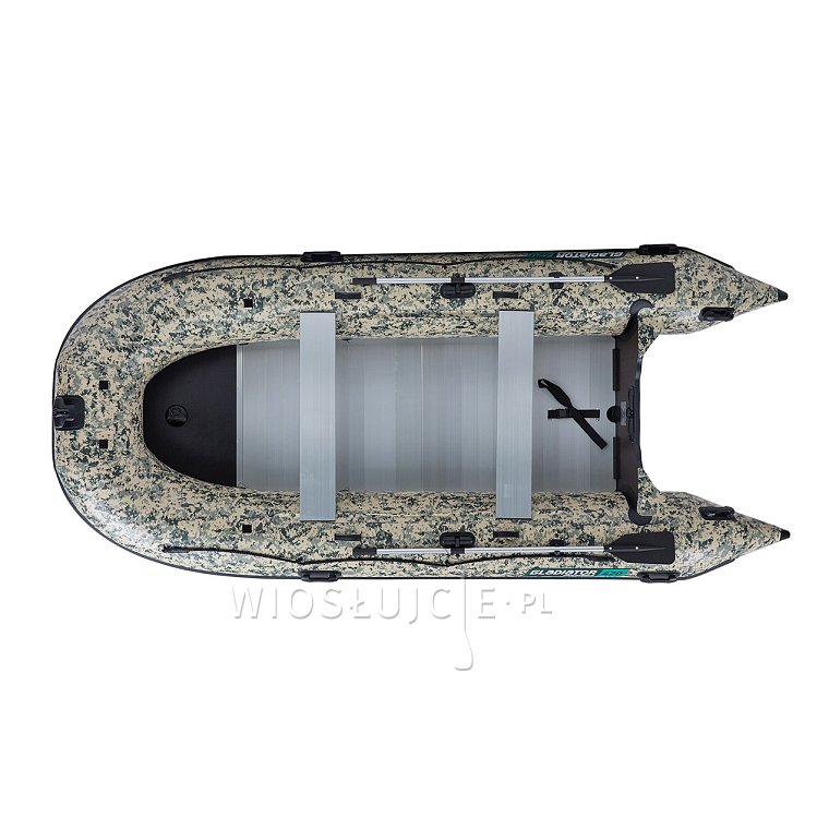 Člun GLADIATOR ACTIVE C420AL Camo Digital - nafukovací člun s hliníkovou podlahou