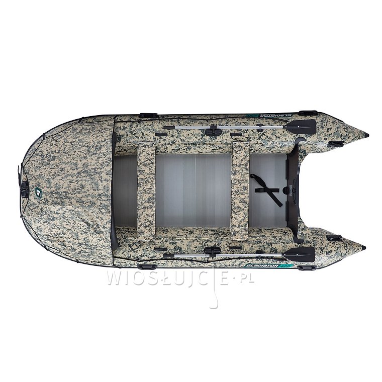 Člun GLADIATOR ACTIVE C420AL Camo Digital - nafukovací člun s hliníkovou podlahou