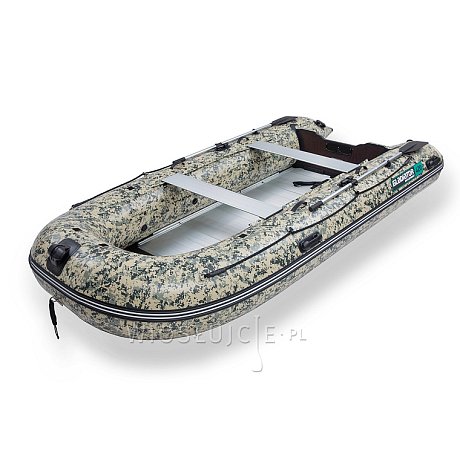 Ponton GLADIATOR ACTIVE C420AL Camo Digital - pompowana łódź z aluminiową podłogą