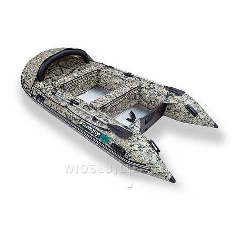 Ponton GLADIATOR ACTIVE C420AL Camo Digital - pompowana łódź z aluminiową podłogą