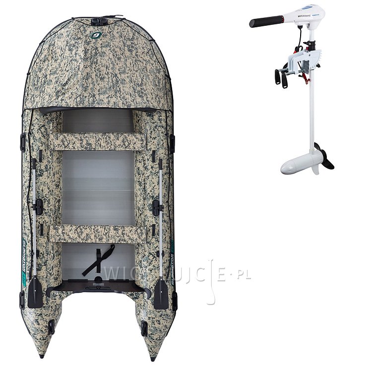 Člun GLADIATOR ACTIVE C420AL Camo Digital - nafukovací člun s hliníkovou podlahou