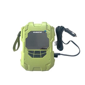 Pompka elektryczna GLADIATOR AP-887L 12 V z baterią - maksymalne ciśnienie do 22 PSI