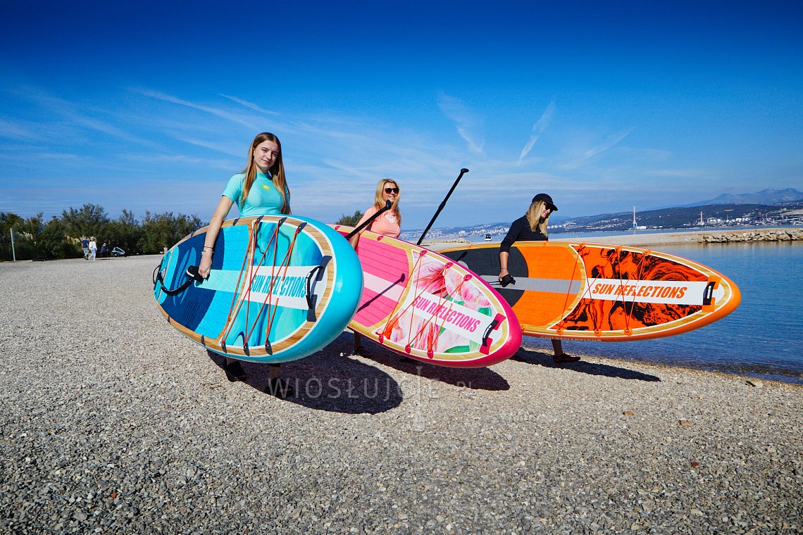 Deska SUP SUN REFLECTIONS MULTI 12'4 MINICOMBO Soft Blush - pompowany paddleboard