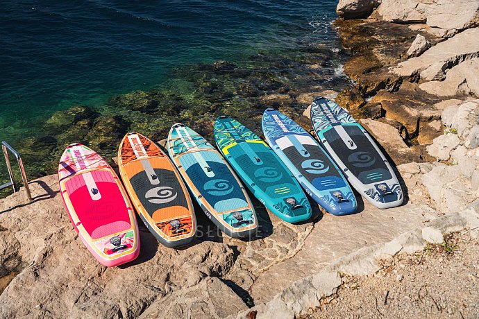 Deska SUP SUN REFLECTIONS MULTI 12'4 MINICOMBO ORANGE - pompowany paddleboard
