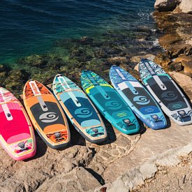 Deska SUP SUN REFLECTIONS MULTI 12'4 MINICOMBO ORANGE - pompowany paddleboard