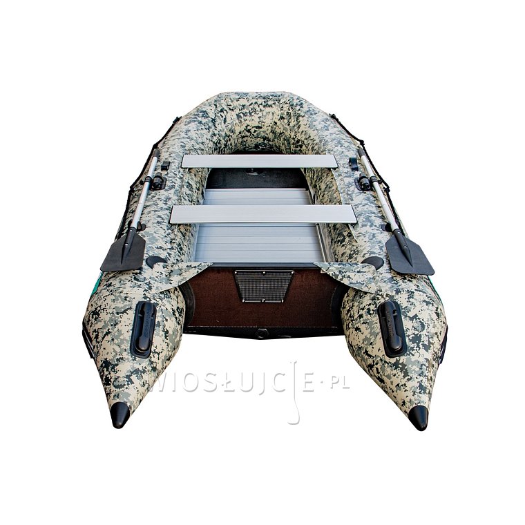 Ponton GLADIATOR CLASSIC B330AL camo - pompowana łódź z aluminiową podłogą