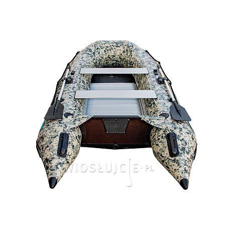 Ponton GLADIATOR CLASSIC B330AL Camo Digital - pompowana łódź z aluminiową podłogą