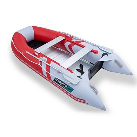 Ponton GLADIATOR CLASSIC B330AL Red White - pompowana łódź z aluminiową podłogą
