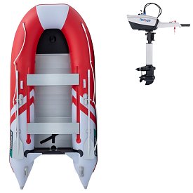 Ponton GLADIATOR CLASSIC B330AL Red White - pompowana łódź z aluminiową podłogą