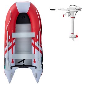 Ponton GLADIATOR CLASSIC B330AL Red White - pompowana łódź z aluminiową podłogą