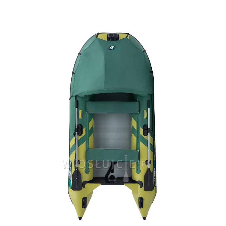 Ponton GLADIATOR ACTIVE C330AL red olive-yellow - pompowana łódź z aluminiową podłogą