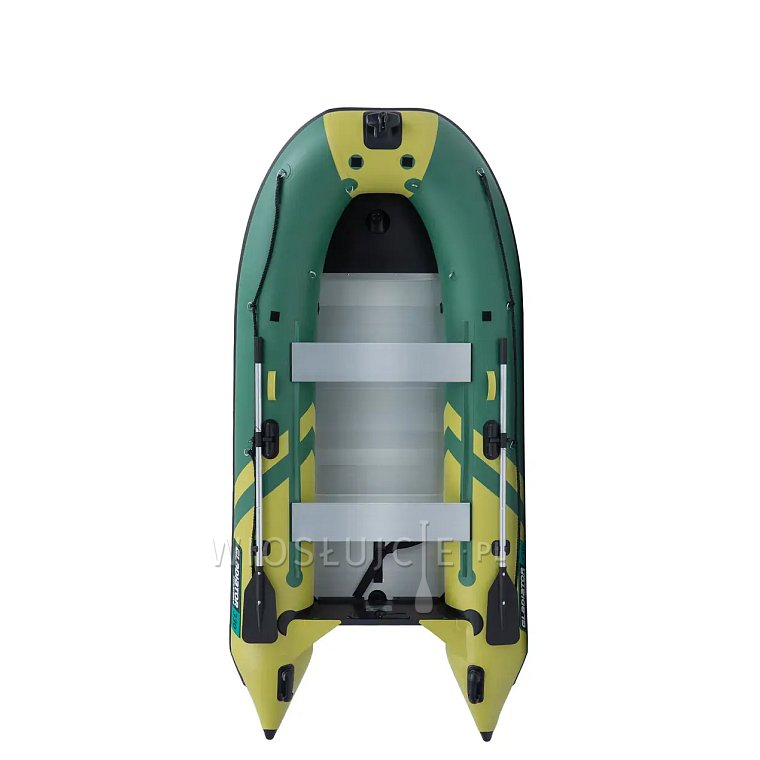 Ponton GLADIATOR ACTIVE C330AL red olive-yellow - pompowana łódź z aluminiową podłogą