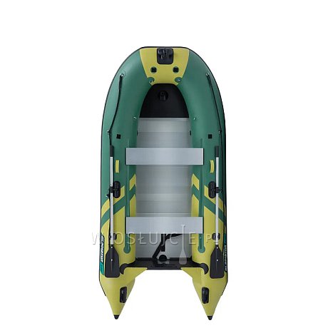 Ponton GLADIATOR ACTIVE C330AL Green-Yellow - pompowana łódź z aluminiową podłogą