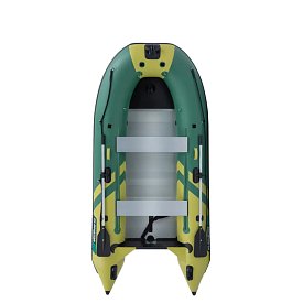 Ponton GLADIATOR ACTIVE C330AL Green-Yellow - pompowana łódź z aluminiową podłogą