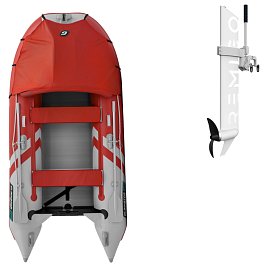 Ponton GLADIATOR ACTIVE C330AL Red-White - pompowana łódź z aluminiową podłogą