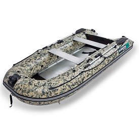Ponton GLADIATOR ACTIVE C330AL Camo Digital - pompowana łódź z aluminiową podłogą