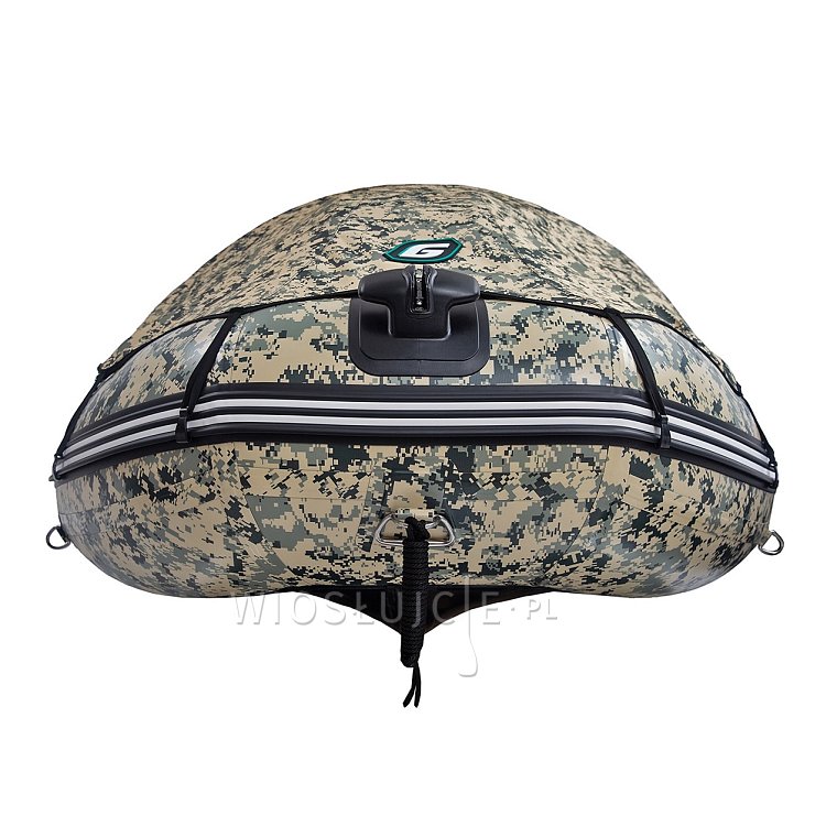 Ponton GLADIATOR ACTIVE C330AL camu - pompowana łódź z aluminiową podłogą