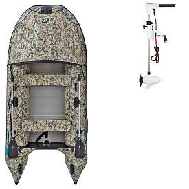Ponton GLADIATOR ACTIVE C330AL Camo Digital - pompowana łódź z aluminiową podłogą