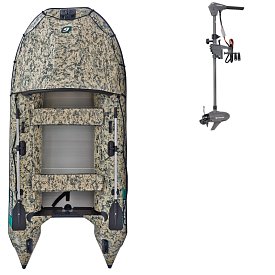 Ponton GLADIATOR ACTIVE C330AL Camo Digital - pompowana łódź z aluminiową podłogą