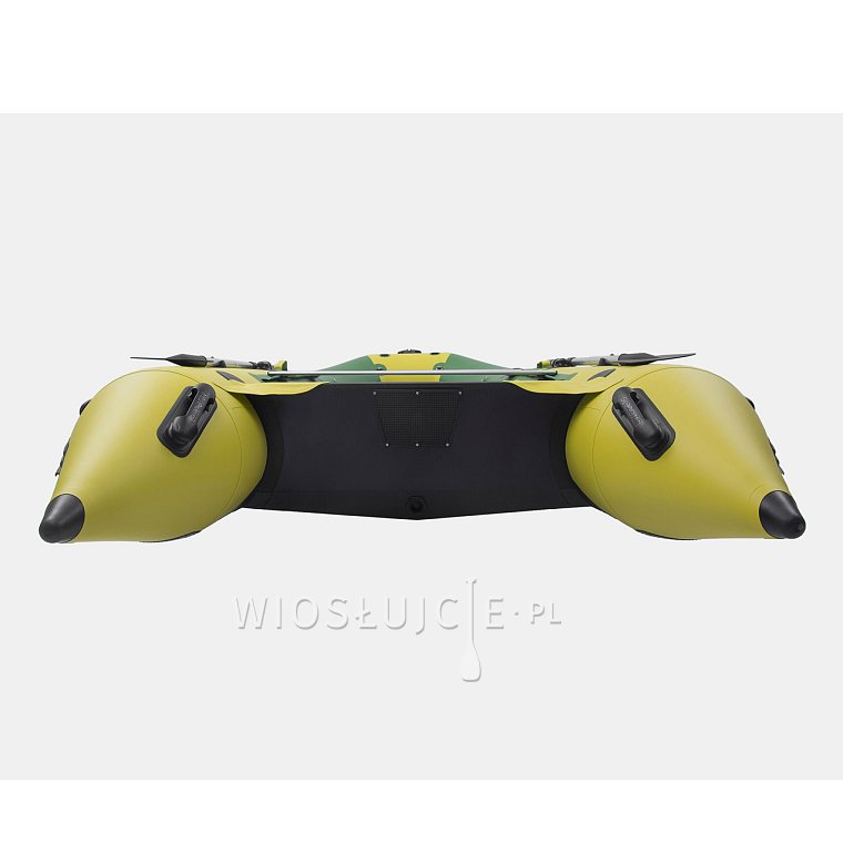Ponton GLADIATOR ACTIVE C370AL Green-Yellow  - pompowana łódź z aluminiową podłogą