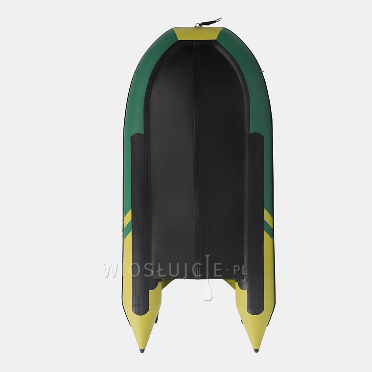 Ponton GLADIATOR ACTIVE C370AL Green-Yellow  - pompowana łódź z aluminiową podłogą