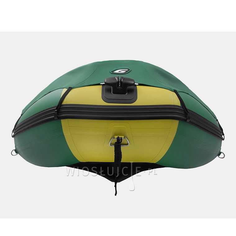Ponton GLADIATOR ACTIVE C370AL Green-Yellow  - pompowana łódź z aluminiową podłogą