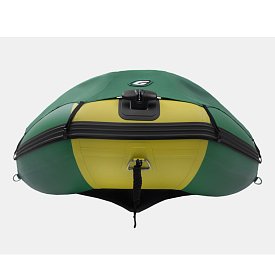 Ponton GLADIATOR ACTIVE C370AL Green-Yellow  - pompowana łódź z aluminiową podłogą