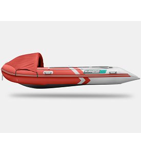 Ponton GLADIATOR ACTIVE C370AL Red-White - pompowana łódź z aluminiową podłogą