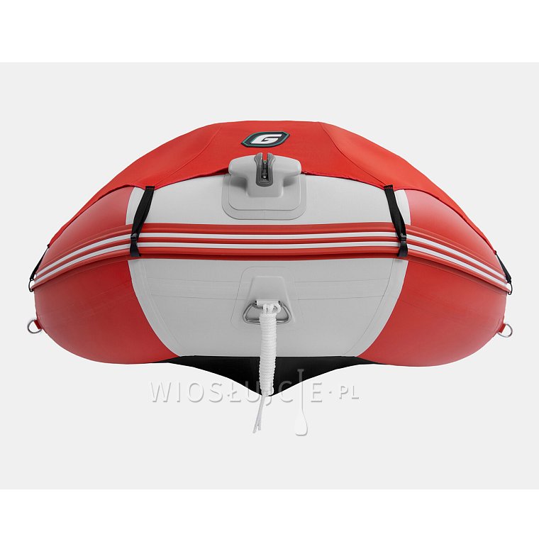 Ponton GLADIATOR ACTIVE C370AL orange Red-White - pompowana łódź z aluminiową podłogą