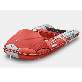 Ponton GLADIATOR ACTIVE C370AL Red-White - pompowana łódź z aluminiową podłogą