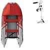 Ponton GLADIATOR ACTIVE C370AL Red-White - pompowana łódź z aluminiową podłogą