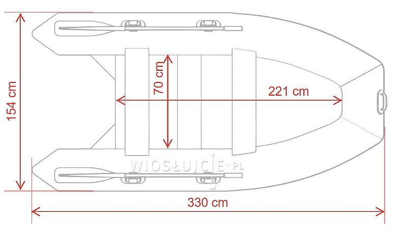 Ponton GLADIATOR CLASSIC B330AL black turquise - pompowana łódź z aluminiową podłogą