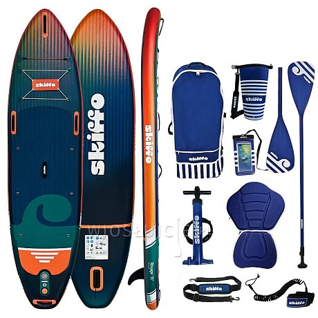 Deska SUP SKIFFO Rivage Collector Sunset 11' - pompowany paddleboard