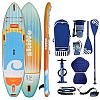Deska SUP SKIFFO Rivage Collector Sunrise 11' - pompowany paddleboard