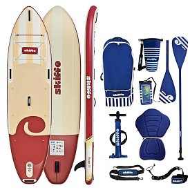 Deska SUP SKIFFO Rivage Lava 11' COMBO - pompowany paddleboard