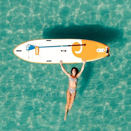 Deska SUP SKIFFO Rivage Coral 11' COMBO - pompowany paddleboard
