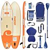 Deska SUP SKIFFO Rivage Coral 11' COMBO - pompowany paddleboard