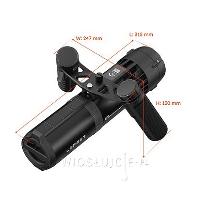 Skuter podwodny LEFEET P1 2026 z baterią 100 Wh - do nurkowania i sportów wodnych